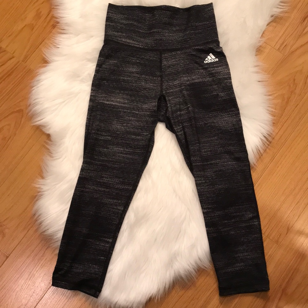 Adidas Climalite High Waisted Cropped Leggings